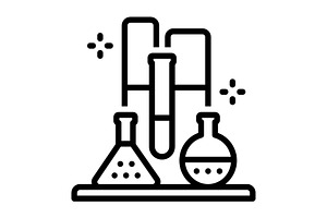 Laboratory workshop black icon, an Outline Icon by Creative priyanka