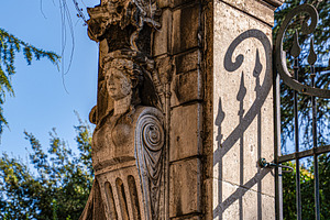 Sunlight and shadows on the ancient gate in the heart of Rome, I, an Architecture Photo by Anna Bogush
