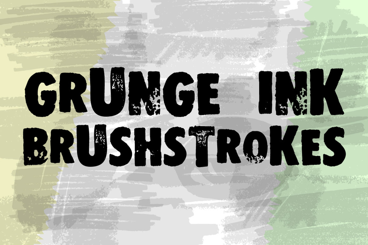 Vector set of grunge brushstrokes, a Texture Graphic by Greeek (Photo 1 of 2)