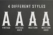 Larkham Vintage Font, a Serif Font by GlitzyGrapix (Thumbnail 2 of 10)