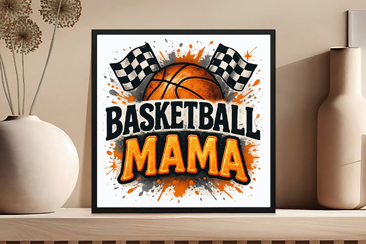 Basketball Png Basketball Mama Png, an Illustration by DreamCafeArt (Photo 6 of 6)