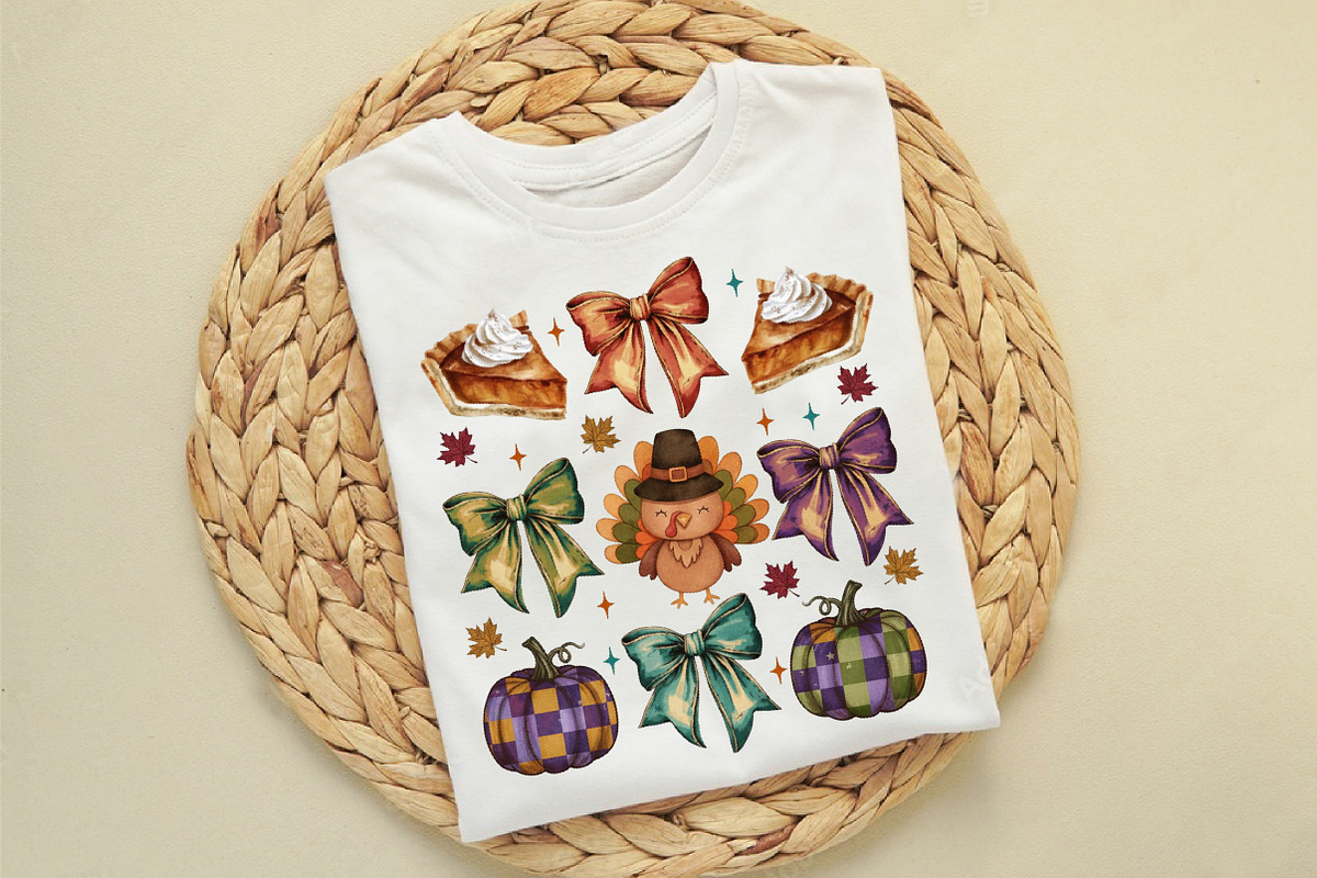 Retro Thanksgiving Png, Retro Fall, an Illustration by designcity5 (Photo 4 of 9)