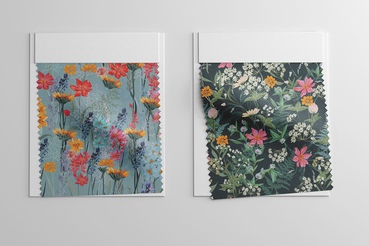 Floral delight vector patterns set, a Pattern Graphic by FleurArt (Photo 13 of 13)