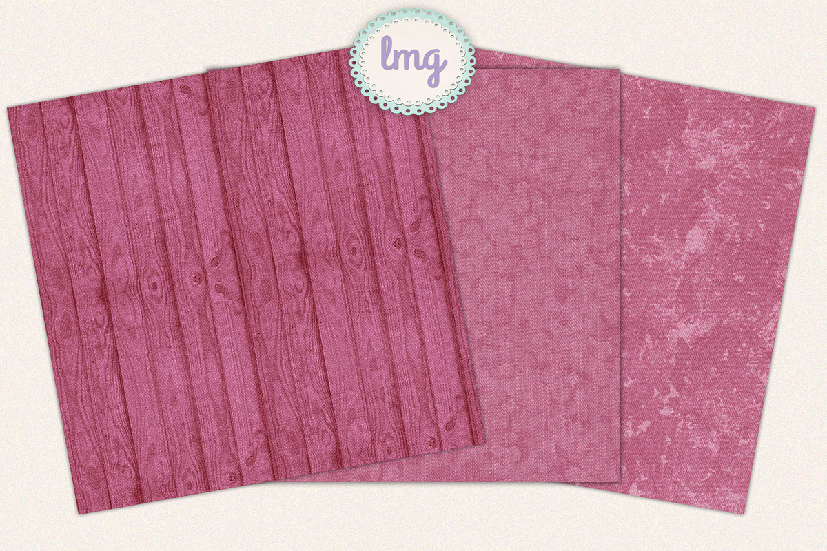 Pink Denim Scrapbook Paper, a Pattern Graphic by Lavender Mint Graphics (Photo 4 of 5)