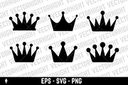Set of crown icons., an Object Illustration by Vectorhight (Thumbnail 4 of 4)