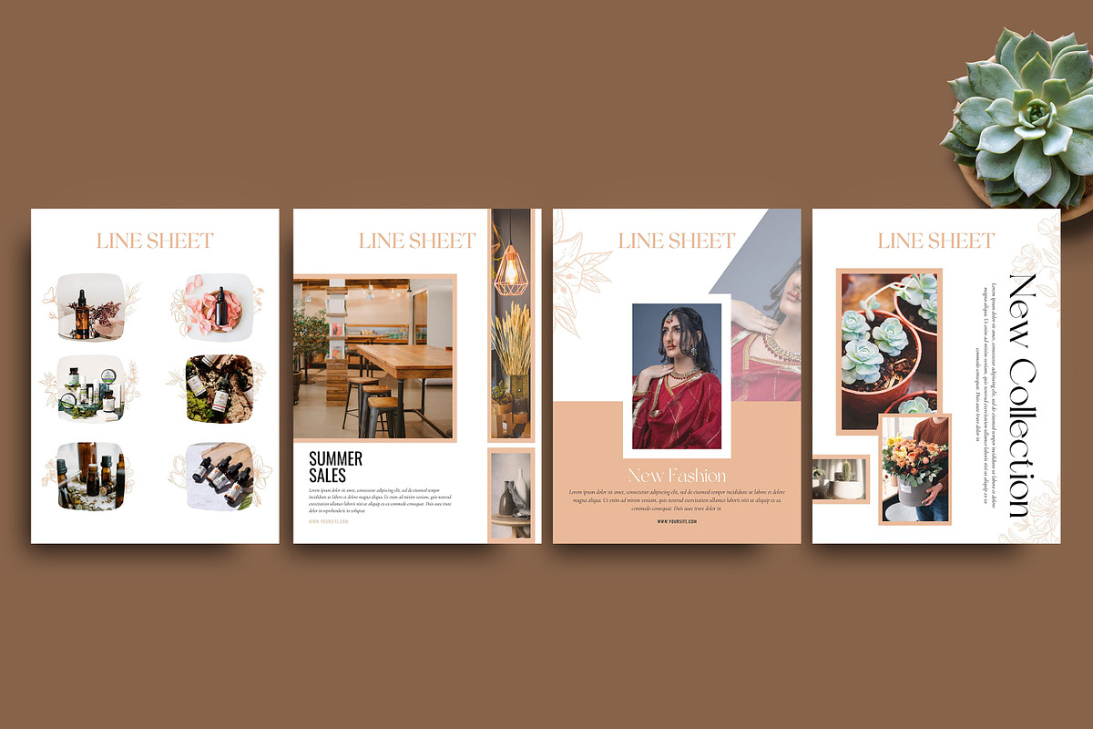 Canva Line Sheet Flyer Template, a Stationery Template by Ultimate Template Shop (Photo 6 of 7)