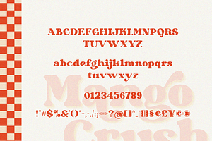 Mango Crush Retro Serif Font