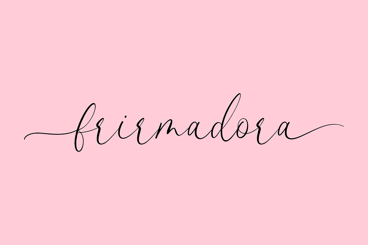 Firmadora, a Script Font by Jackgridden (Photo 2 of 10)