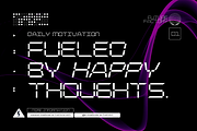Digitrone – Futuristic Display Font, a Sans Serif Font by Fikryal Studio (Thumbnail 9 of 15)