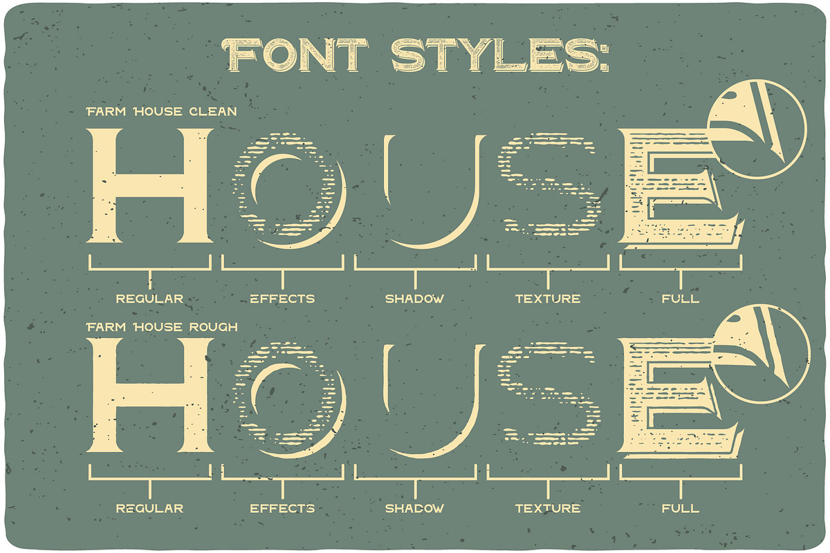 Farm House Typeface preview 4