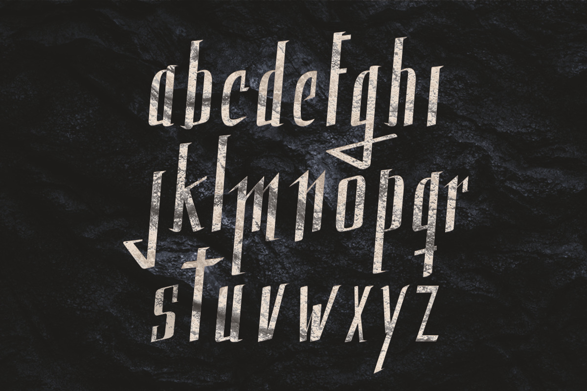 Great Man font preview 2