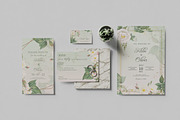 Wedding Invitation Stationery Mockup, a Print Template by bimockup (Thumbnail 4 of 9)