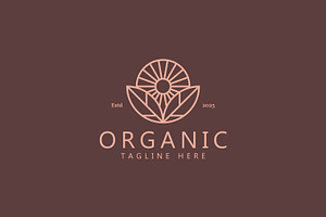 Organic Logo Nature Fresh Product, a Branding & Logo Template by Signatoro