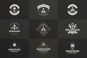 27 Barbershop Logotypes, a Branding & Logo Template by Vasya Kobelev (Thumbnail 5 of 10)