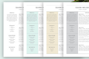 Resume Templates 7 Styles