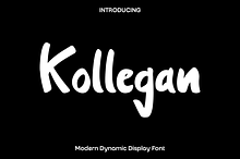 Kollegan - Modern Display Font