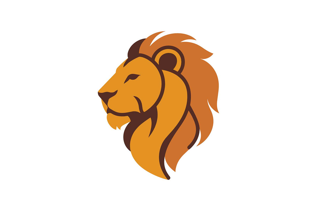 Royal Lion Head Cartoon Clipart, an Object Graphic by jahid234 (Photo 12 of 16)