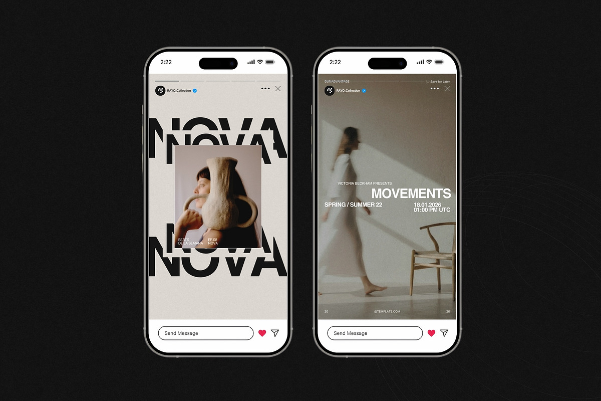 RAYO | Instagram Template (III), a Social Media Template by Pixel Grid (Photo 4 of 10)