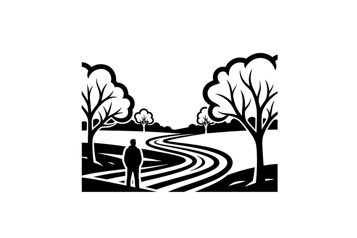 Nature Landscape Silhouette Vector B, an Illustration by Designer_Momina (Photo 46 of 51)