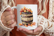 Watercolor Cowboy Autumn Clipart, a Seasonal Illustration by designcity5 (Thumbnail 5 of 5)