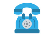 Telephone Flat Icon, a Duotone Icon by Pexelpy (Thumbnail 1 of 2)