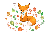 Fox vector set, an Animal Illustration by zmeizza (Thumbnail 7 of 9)