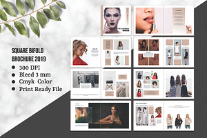 Square Fashion Lookbook / Brochure, a Magazine Template by Template Shop