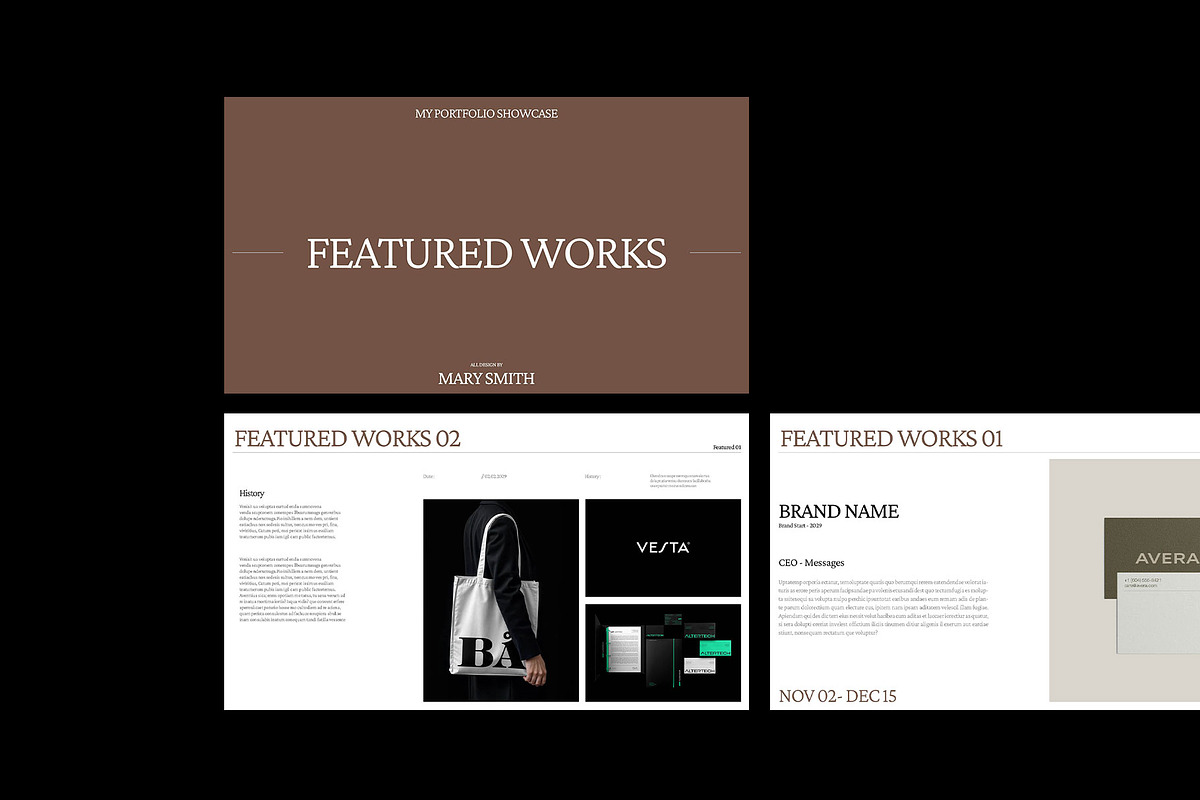 Simple Portfolio Presentation Deck, a Presentation Template by Devators (Photo 6 of 8)