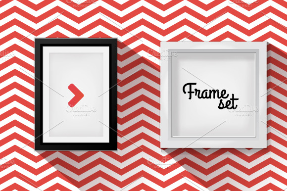 Realistic Frame set preview 5