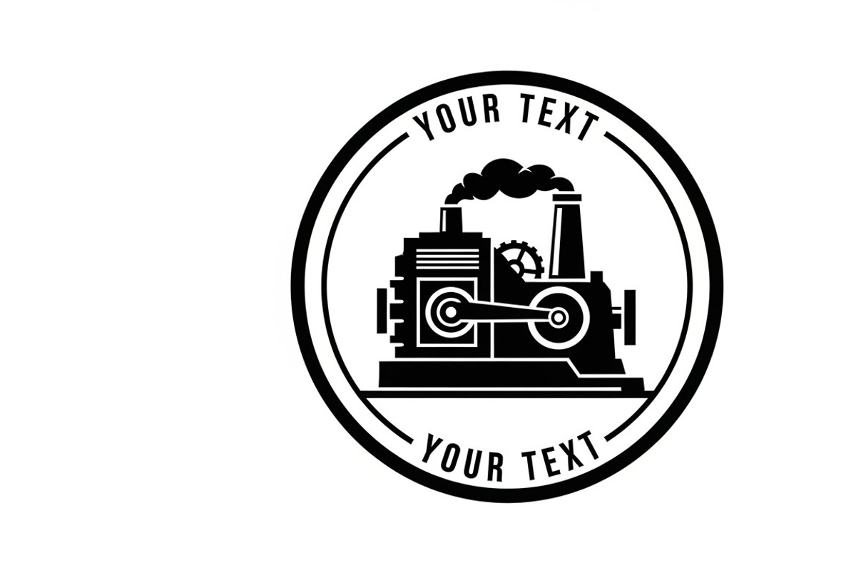 Bold industrial machine silhouette, an Illustration by Amazin_art (Photo 22 of 31)