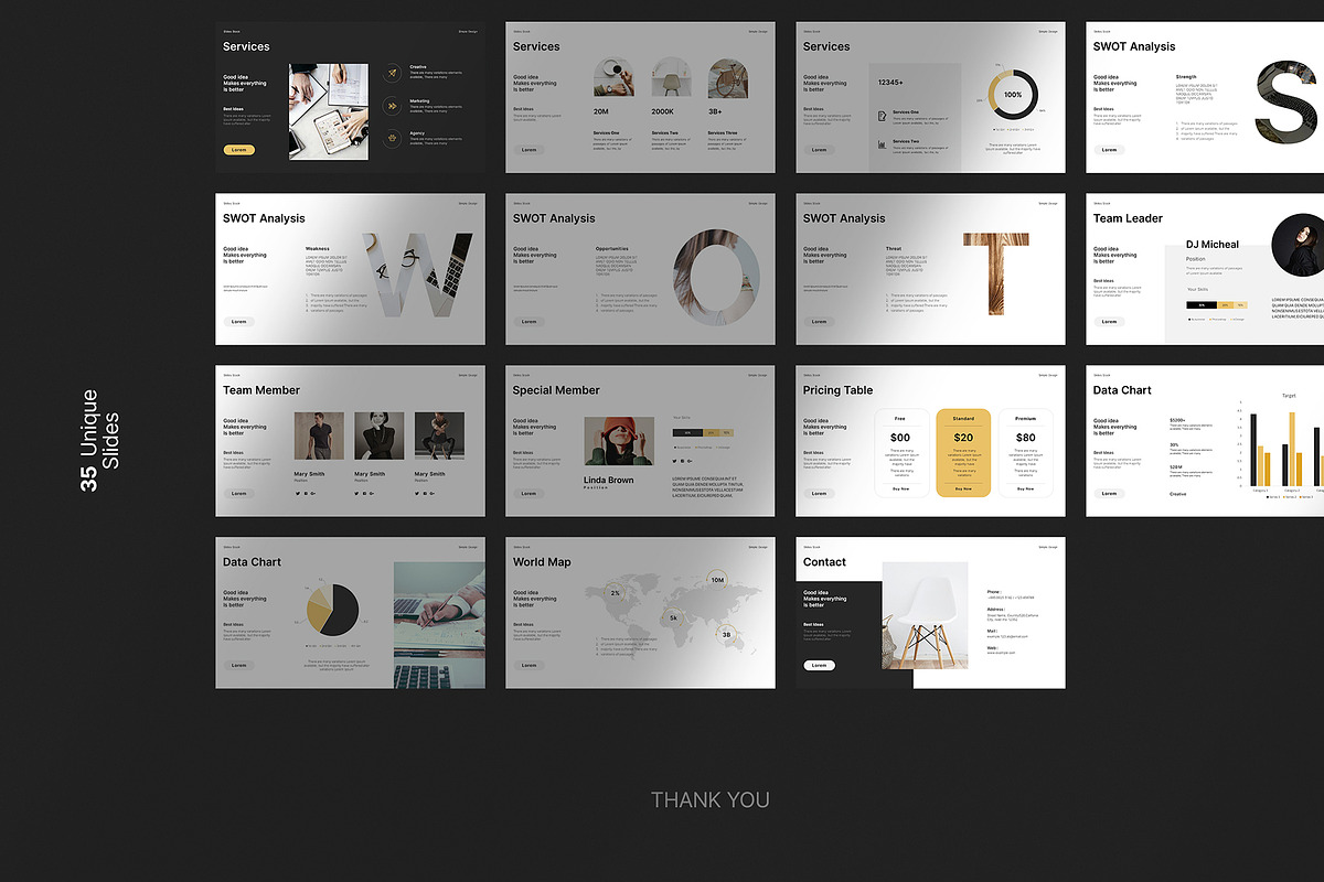 Business Plan Presentation Template, a Presentation Template by slidestock55 (Photo 11 of 11)