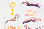 Watercolor Totem Animals, an Animal Illustration by Belusuab (Thumbnail 5 of 14)