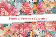 Petals of Paradise Digital Papers #1, a Pattern Graphic by Happy Creators Co. (Thumbnail 5 of 7)