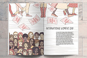 International Women's Day Banners, an Illustration by Franzi draws (Thumbnail 3 of 4)