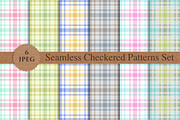 PLAID CHECKERED seamless patterns, a Pattern Graphic by Futurel (Thumbnail 1 of 4)