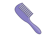 Hair Comb Vector Icon, an Icon by Pexelpy (Thumbnail 2 of 2)