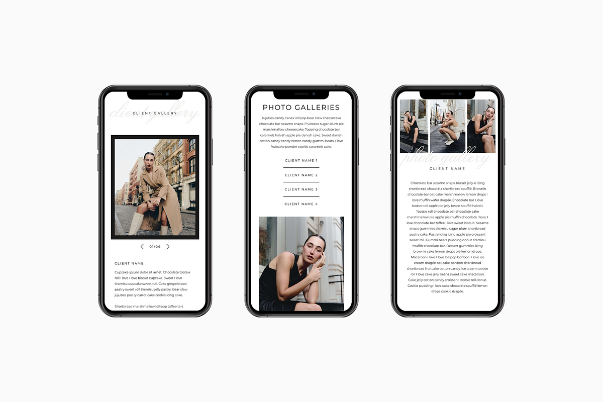 Showit Photo Gallery Add On Template, a Landing Page Template by Blush Created (Photo 8 of 10)
