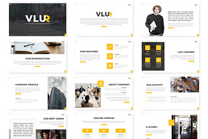 Vlur - Powerpoint Template