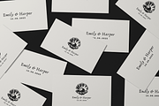 Premade Shell Wedding Logo Monogram, a Branding & Logo Template by INRASSION (Thumbnail 9 of 10)