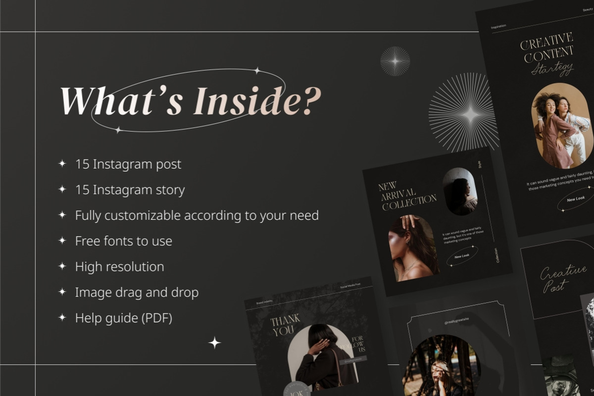 Luxury Branding Coach Canva Template, a Social Media Template by Brandearth RRGraph (Photo 2 of 8)