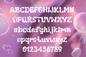 Pink Liquid Font