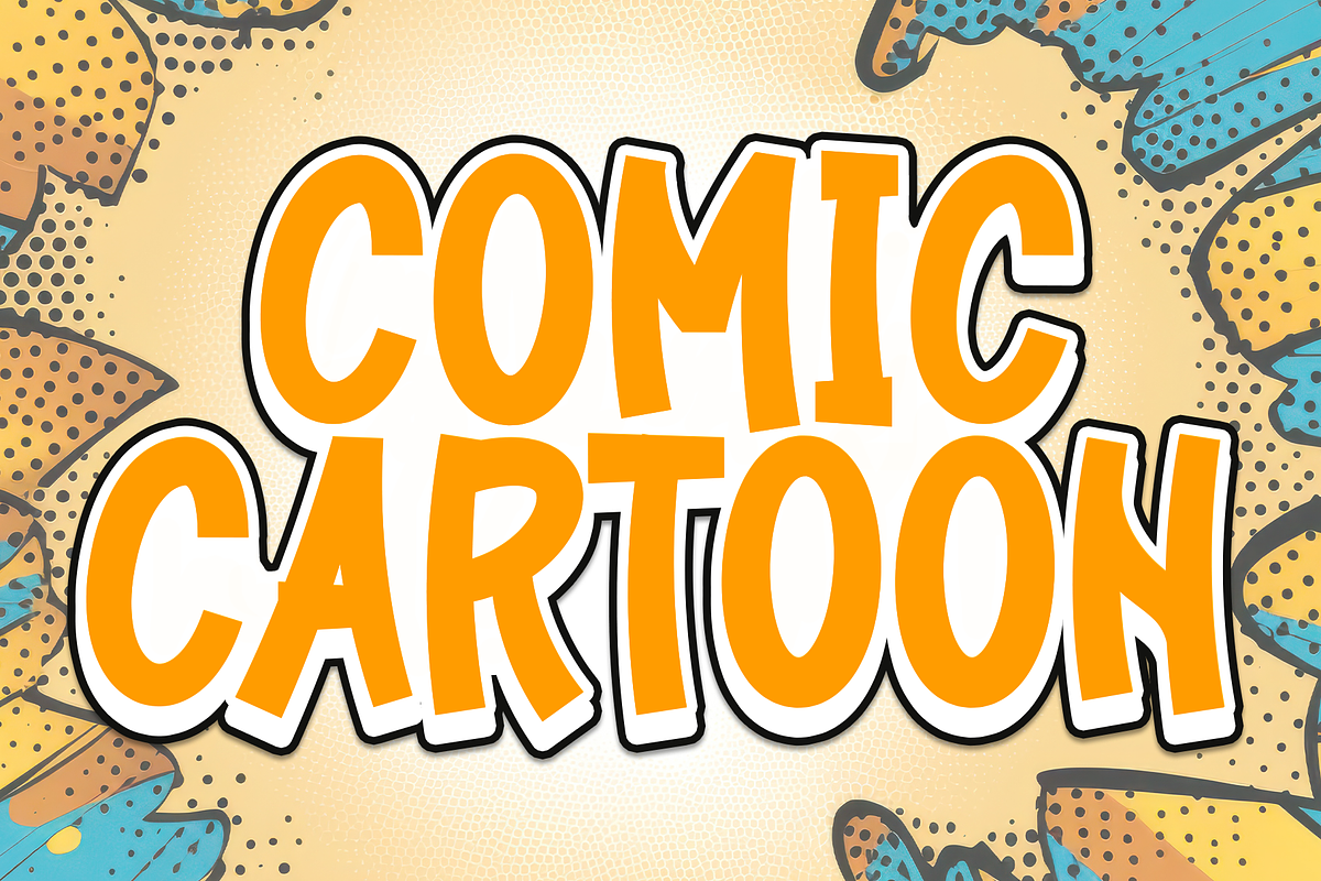 Comic Cartoon | Script Font, a Script Font by Scratchones (Photo 1 of 8)