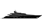 Boat & Ship Silhouette Vector Mega, an Object Illustration by Designer_Momina (Thumbnail 13 of 21)