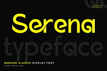 Serena - Modern Classic Sans Serif