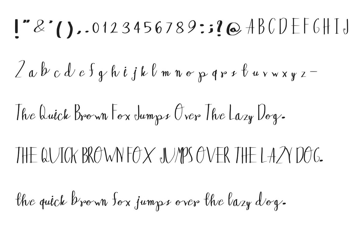 Flaire | An elegant cursive font, a Handwritten Font by FlowerWall (Photo 6 of 6)