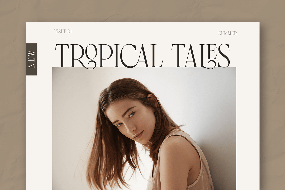 Rungless - Lingature Serif Font, a Serif Font by Luna Shop (Photo 3 of 7)