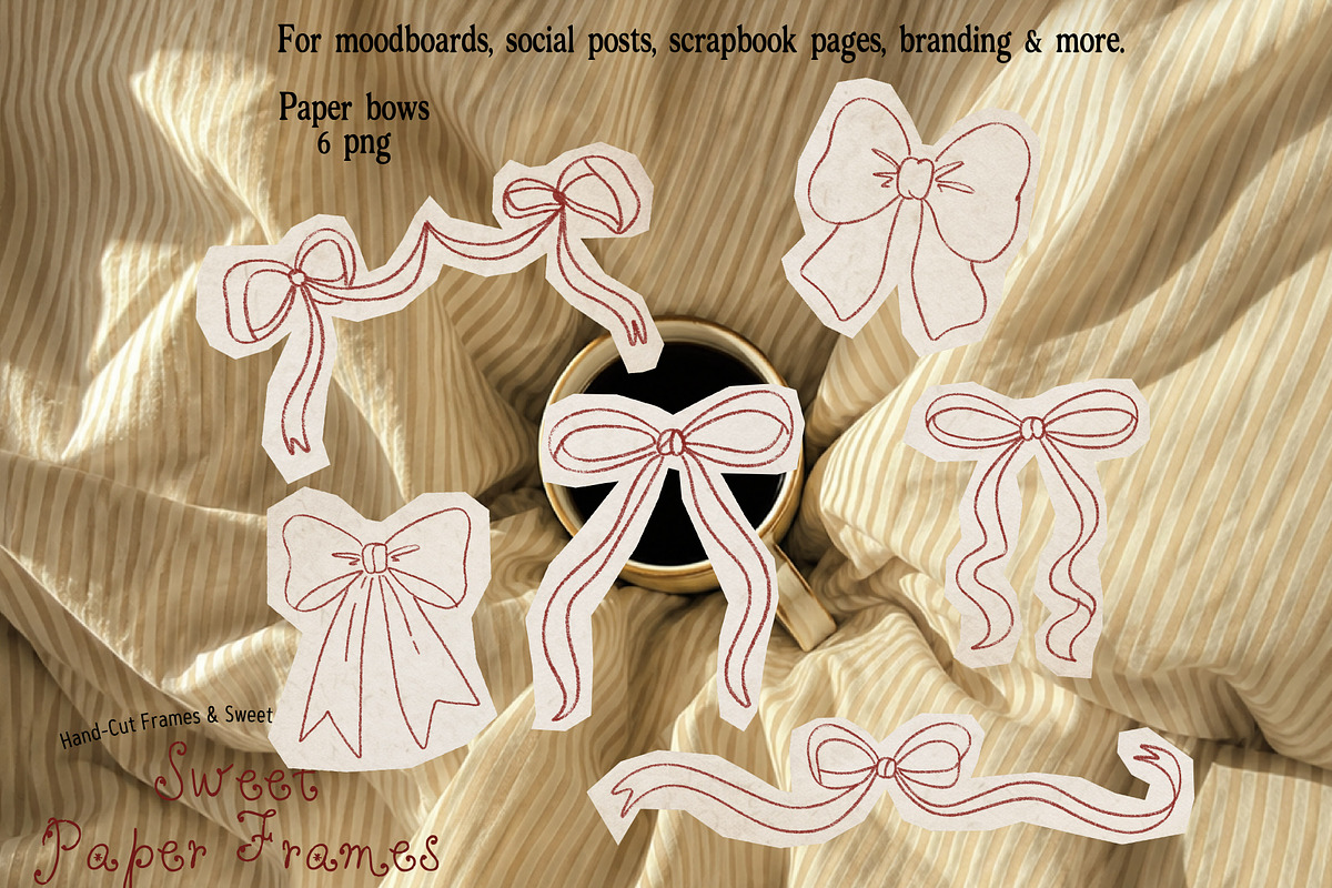 Sweet Hand-Drawn Paper Frames, an Object Graphic by DreamoraArt (Photo 5 of 8)
