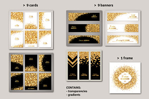 Gold Backgrounds Collection