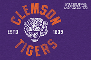 COLLEGE BLOCK—A Vintage Block Font, a Font by Millieangelo (Thumbnail 5 of 7)