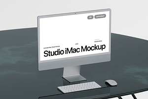 Animated iMac Studio Mockup [V02]